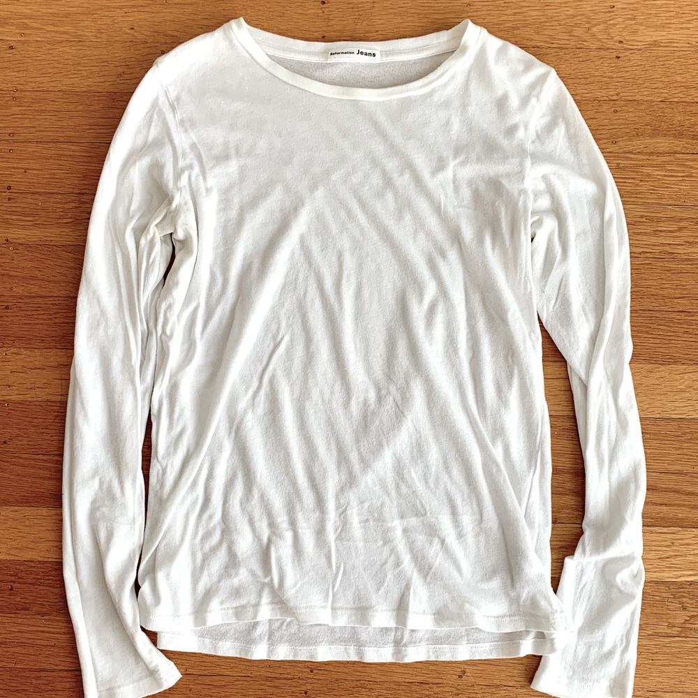 Reformation Eddie Long Sleeve Tee